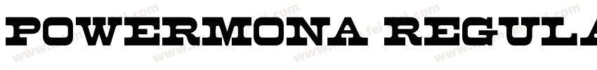 PowerMona Regular字体转换